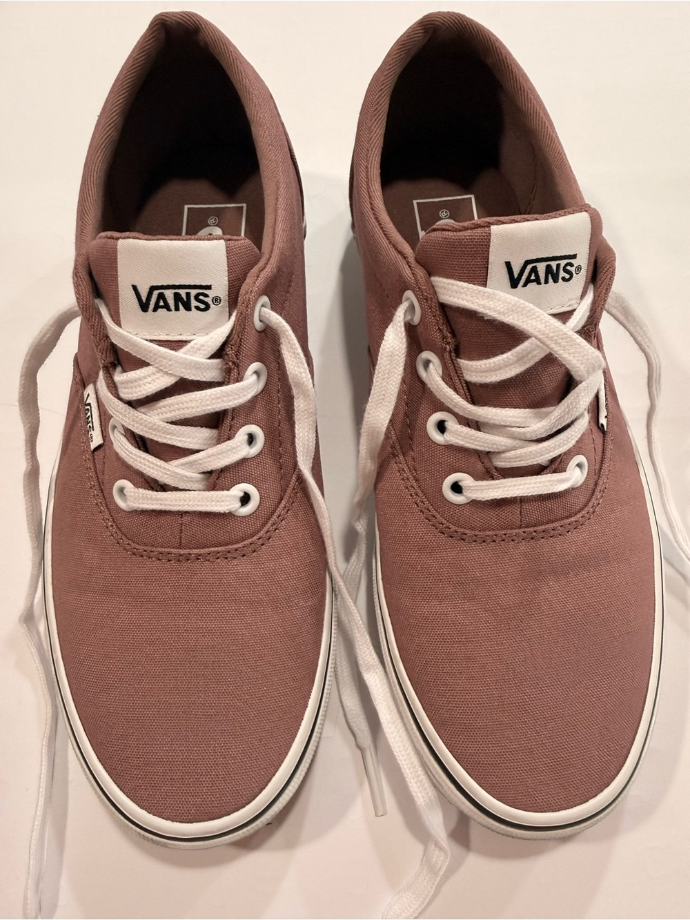 Vans Canvas Sneakers in Dusty Rose